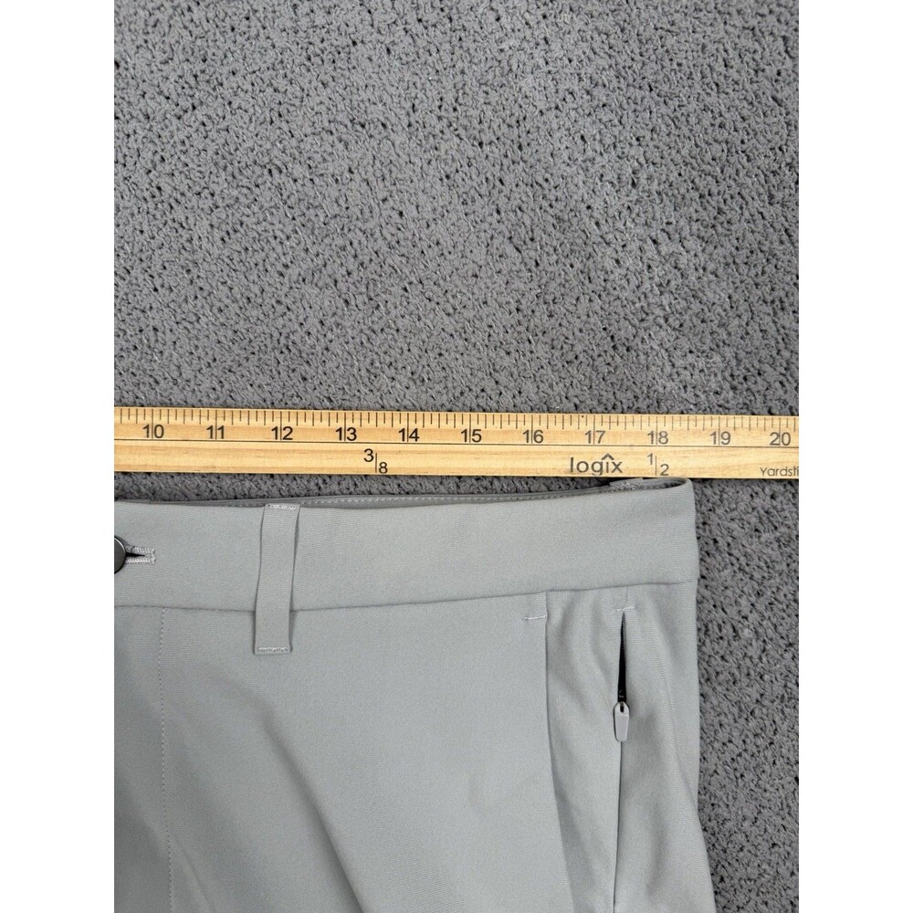 Lululemon Commission Pants Mens 35 Light Gray Stretch Performance M5BDES - Picture 5 of 8